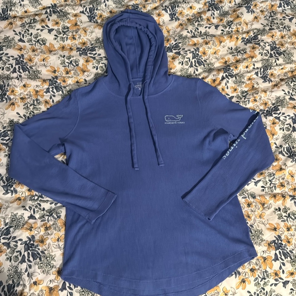 Vineyard Vines Blue Relaxed Hoodie Sweatshirt